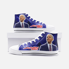 Load image into Gallery viewer, JVAN Presidents - Obama Unisex High Top Canvas Shoes