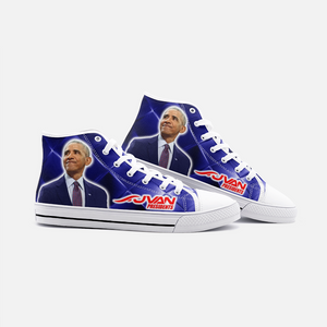 JVAN Presidents - Obama Unisex High Top Canvas Shoes