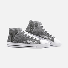 Load image into Gallery viewer, JVAN Critters - Elephants #1 Unisex High Top Canvas Shoes