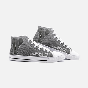 JVAN Critters - Elephants #1 Unisex High Top Canvas Shoes