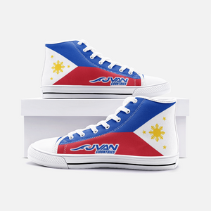 JVAN Countries - Philippines Unisex High Top Canvas Shoes