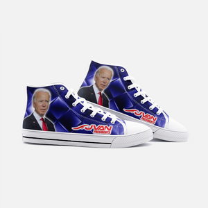 JVAN Presidents - Biden Unisex High Top Canvas Shoes