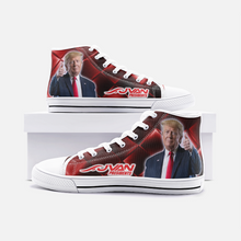 Load image into Gallery viewer, JVAN Presidents - Trump Unisex High Top Canvas Shoes