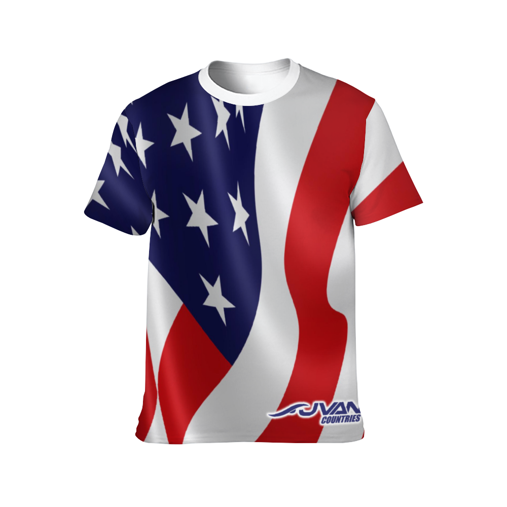 JVAN Countries - America Unisex All Over Print T-Shirts